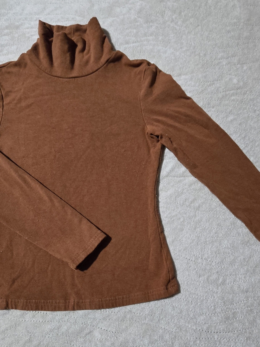 Cider Camel Brown Turtleneck